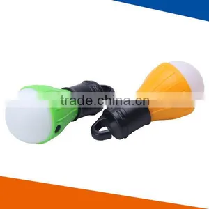 LED Tent Lamp 8MM LED*3 With Hook or a Hanging Rope With Battery 3*AAA thumbnail-1