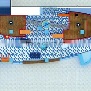 Kaiqi Updated PVC Indoor Playground Equipment Ocean Theme With Tangram DIY KQ60269A thumbnail-2