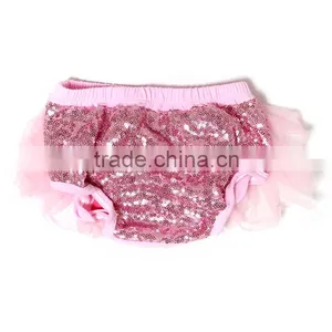 Summer Colorful With Fashion Cotton Wholesale Baby Ruffle Bloomers thumbnail-4