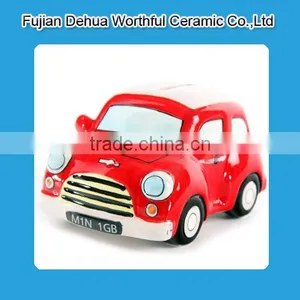 Cutely Car Design Ceramic Money Box thumbnail-1