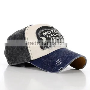 Custom Wholesale Newhattan Hats Plain Denim 5-panel Baseball Caps Hats for Man Quality Choice Supplier's Choice thumbnail-4