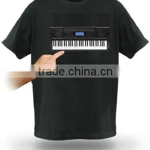Newest Wireless el T-shirt Equaliser Lighting el T-shirt thumbnail-1