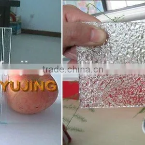 Hot Selling 4mm Clear Patterned Glass Best Quality thumbnail-2