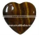 30mm Heart Shape Tiger Eye Heart Cabochon Gemstone thumbnail-1