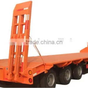 Trailer Manufacturer Three Axles Low Bed Cargo Semi Trailer For Sale thumbnail-2