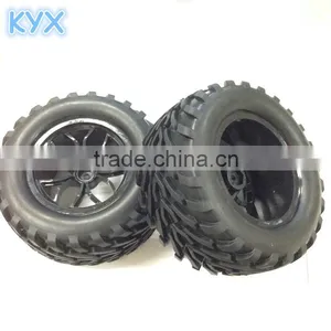 Car Tyres Toys Wheel Complete (2) Sets Size 130x65mm for Car 1/10 thumbnail-3