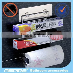 Bathroom Stainless Steel Super Suction Tolilet Brush Holder thumbnail-1