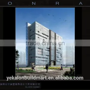 Yekalon Top Selling and to Quaility Hidden Frame Glass Curtain Wall thumbnail-1