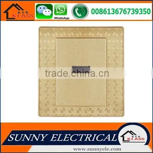 KB6 Best Sale Painting Golden Good Quality Electric Popular Wall 20A Red Switch With Neon With CE Certification thumbnail-6