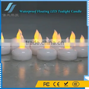 12Pcs Colorful Waterproof Floating LED Tea Light Candle thumbnail-2