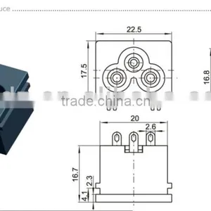 Power Outlet Socket,Female DC Adapter Connecotr for the Security Products thumbnail-3