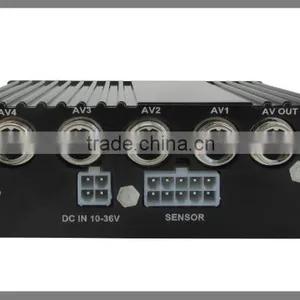 4G GPS MOBILE VEHICLE DVR H.264 BUS VEHICLE DVR WITH SD CARD RECORDING thumbnail-2