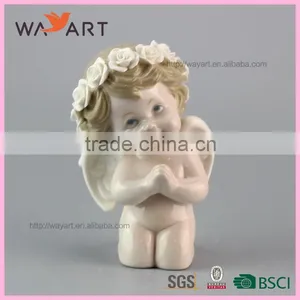 Exquisite Hand-made Lovely Little Angel Cherub thumbnail-1