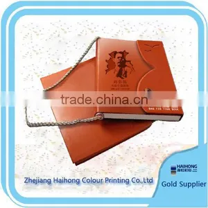 High Quality Printing Service - OEM Professional Hardcover Book Printing With Leather Binding thumbnail-1