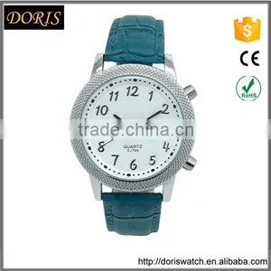 Newest PU Leather Band Japan Movt Lady Wrist Watch thumbnail-5