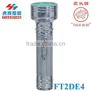 LED Metal Flashlight Stainless Steel Torch for African thumbnail-1