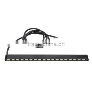 2pcs Super Bright 5730 SMD Car 18LEDs Lights DRL Daytime Running Light Bar Fog Driving Lamps Water-resistant IP65 thumbnail-2