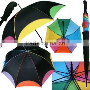 Beautiful Rainbow Unique New Double Layers Umbrella Designs thumbnail-1