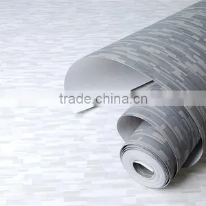 New Non-woven Decorative Silver Mosaic Wallpaper thumbnail-4