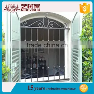 Wrought Iron Decoration Window Grill Design for Home thumbnail-6