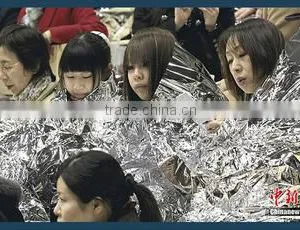 Hot Selling Delicate Silver Thin Emergency Blanket Survival Rescue Blanket Outdoor Life-saving thumbnail-2