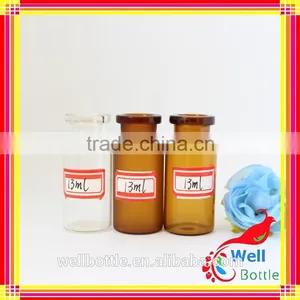 Amber Injectable Pharmaceutical Glass Bottle for Clear Glass Bottle Rubber Stopper With Injection Vials thumbnail-4
