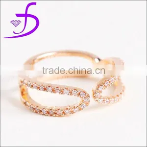 Zircon Jewellery 925 Ring Gold Plated Sterling Silver Rings thumbnail-1