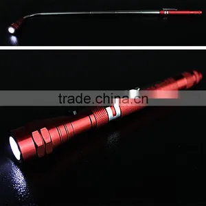 Ningbo JELO Telescopic Magnetic Pick Up Tool Super Brigh 3LED Flashlight Magnet Torch Tools thumbnail-3