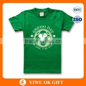 St Patrick's Day Fancy Printed Custom Green Day T- Shirts thumbnail-1