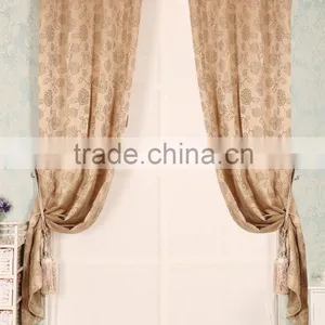 100% Polyester Fabric Jacquard Curtain Grommet Drapery thumbnail-4