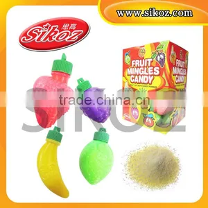 Fruit Sour Powder Candy Fruit Shape Bottle Powder SK-N308 thumbnail-1