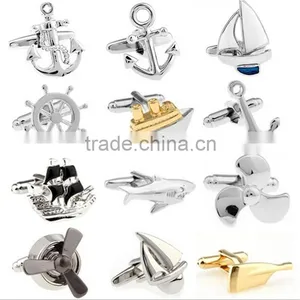 Novelty Fashion Jewelry Seaman Anchor Cufflinks thumbnail-6