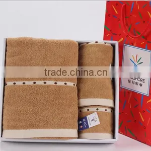 Towel Set Three Piece Suit Cotton Towel thumbnail-4
