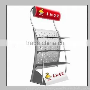 Custom Retail Shop Floor Standing Product Hook Metal Display Rack/display Rack for Hanging Items/metal Display Stand thumbnail-1