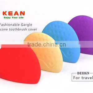 Convenient Strawberry Shape Silicone Toothbrush Head Holder thumbnail-1