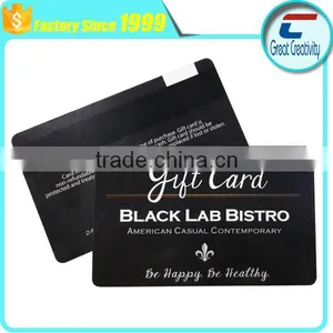 CMYK Full Color Printing Spot UV LOGO Coated Black Printed Plastic PVC Card thumbnail-2