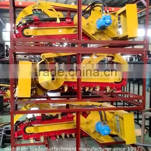 Skid Steer Loader Attachment Chain Trencher thumbnail-2