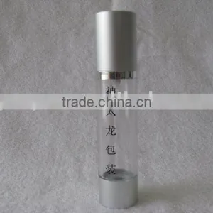 Silver Cosmetic Airless Pump Bottles thumbnail-1