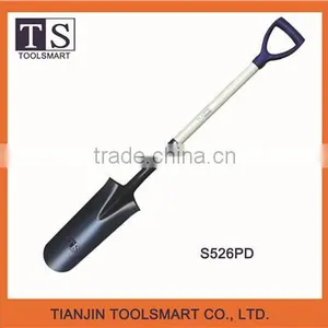 Hot Sale Different Types of Camping Steel Garden Shovel With Wooden Handle thumbnail-1