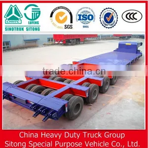 Multi Axle Hydraulic Low Bed Trailer for Carrying Crane/excavator/tractor thumbnail-1