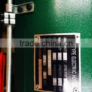 Single Speed Mini Wire Rope Electric Hoist 1ton thumbnail-3