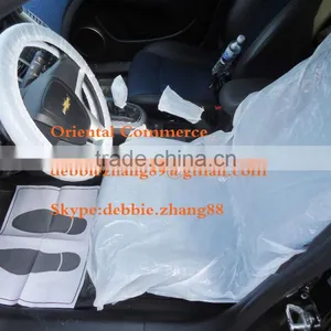 Automotive Plastic Disposable Car Seat Cover thumbnail-1