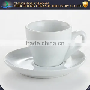 White High Quality Wholesale Tea Cups and Saucers thumbnail-1