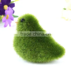 Artificial Small Lovely Flocking Chickens Creative Potted Decorations thumbnail-2