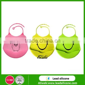 Waterproof Cartoon Silicone Baby Bibs, Lovely Silicone Baby Bibs For Kids thumbnail-5