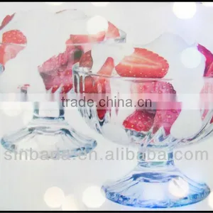 Wholesales High Quality Glass Dessert Bowls ,Glass Ice Cream Bowl thumbnail-1