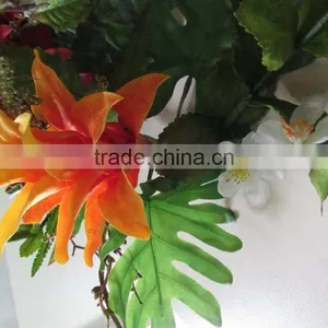 SD800831Plastic Christmas Decoration/garland-flower Plants With Phoenix Tree Leaf thumbnail-3