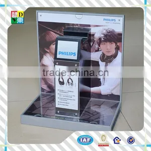 2015hot Sale Elegant Design Acrylic Headset Display Rack/custom Simple Style Acrylic Headset Case From China Low Price thumbnail-1