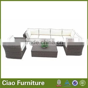 All Weather Use Wicker Sofa Set Patio Furniture thumbnail-1