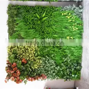 Home and Outdoor Decoration Synthetic Cheap Artificial Vertical Green Grass Wall E08 04B13 thumbnail-4